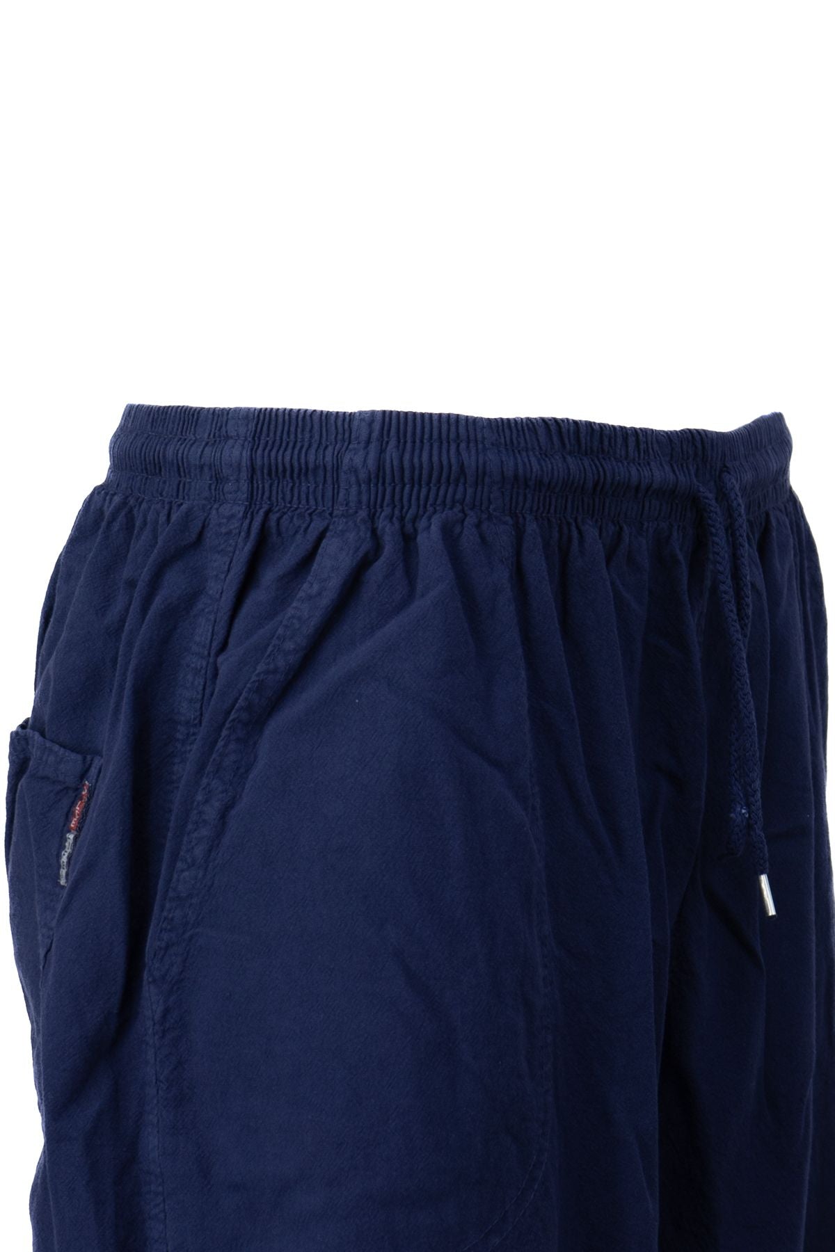 Erkek %100 Saf Pamuk Kumaş Pantolon Battal Beden Düz Paça Cepli Rahat Kesim Tam Kalıp